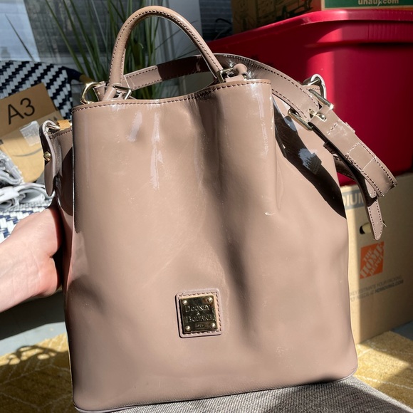 Dooney and Bourke Patent Small Barlow - Picture 6 of 7